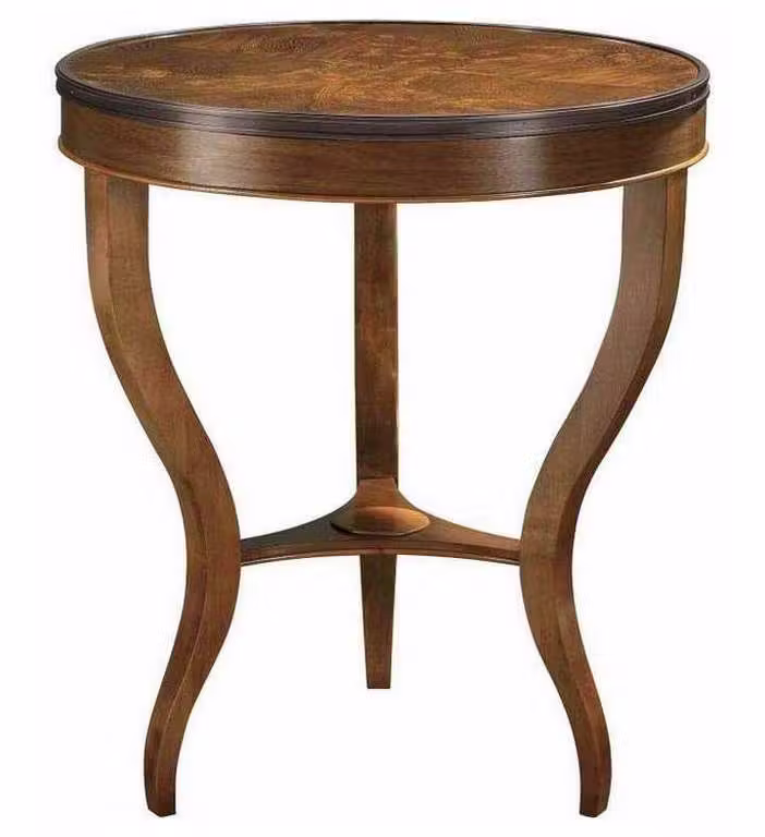 Hickory Chair HC1583-21W East Paces Side Table With Wood Top Hickory Chair HC1583-21W East Paces Side Table With Wood Top