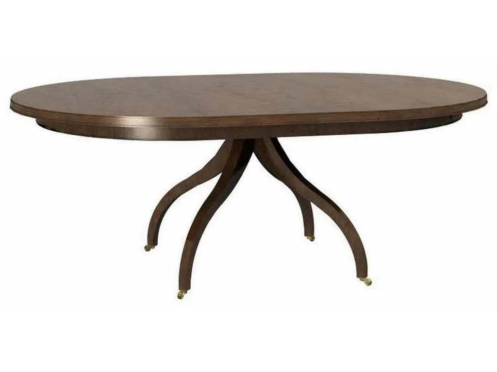 Hickory Chair HC182-71 Ingold 4 Leg Pedestal Base Mahogany