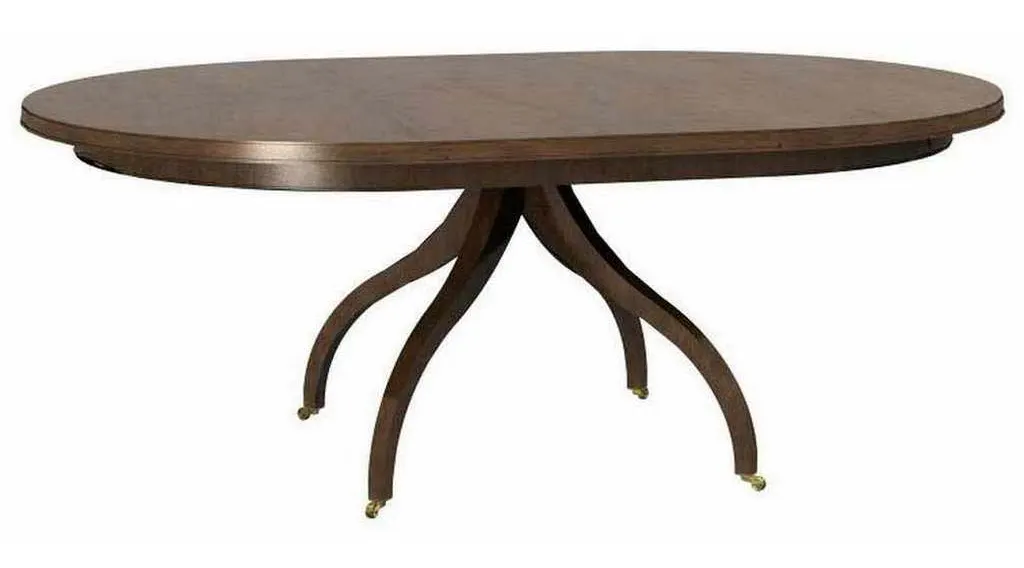 Hickory Chair HC182-71 Ingold 4 Leg Pedestal Base Mahogany Hickory Chair HC182-71 Ingold 4 Leg Pedestal Base Mahogany