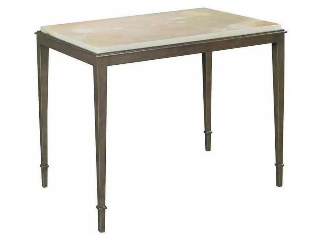 Hickory Chair HC2686-80S Fyn Side Table With Stone Top