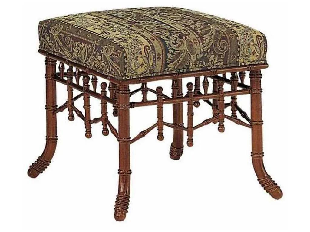 Hickory Chair HC6318-88 Faux Bamboo Bench