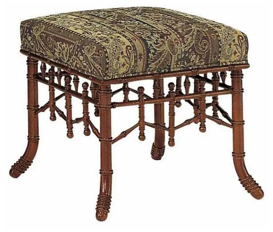Hickory Chair HC6318-88 Faux Bamboo Bench Hickory Chair HC6318-88 Faux Bamboo Bench