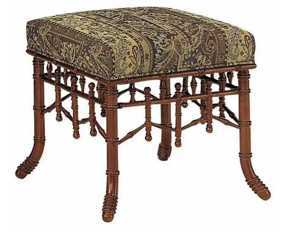 Hickory Chair HC6318-88 Faux Bamboo Bench Hickory Chair HC6318-88 Faux Bamboo Bench
