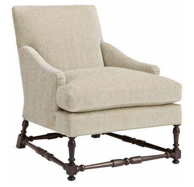 Hickory Chair HC701-24 Maud Chair With Turned Stretchers Hickory Chair HC701-24 Maud Chair With Turned Stretchers