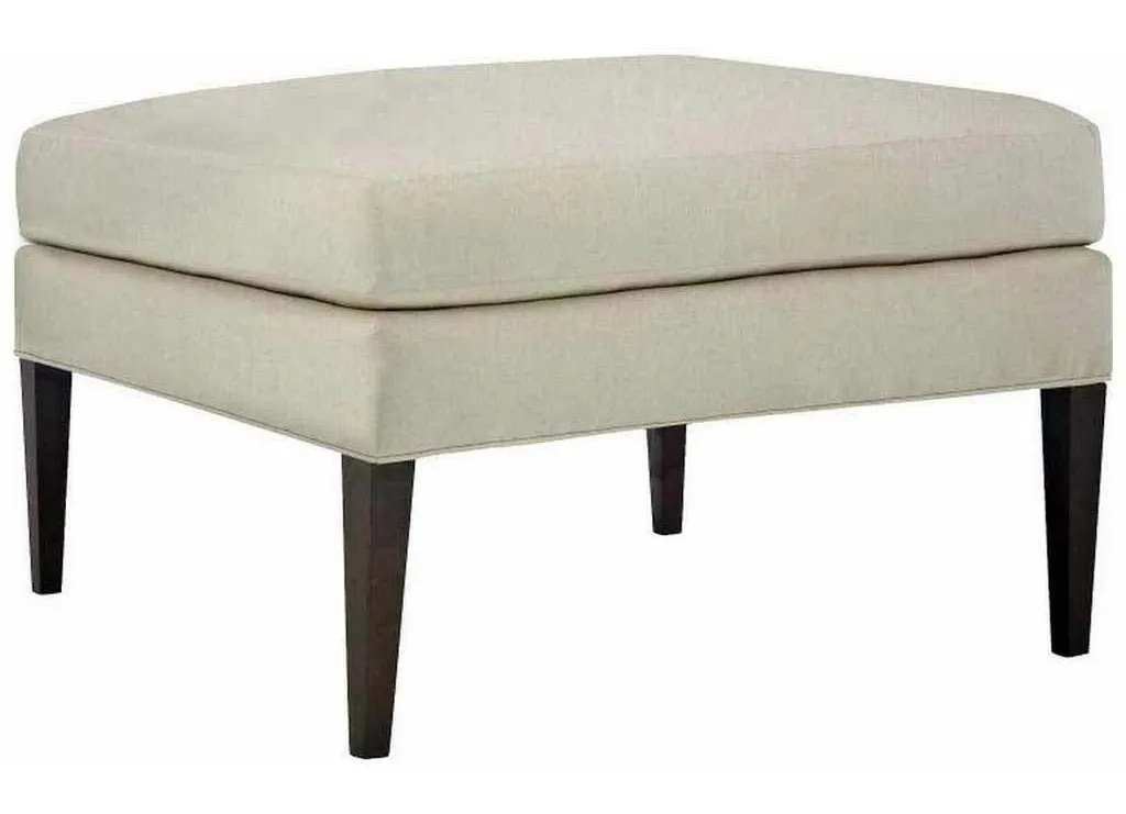 Hickory Chair HC702-29 Maud Ottoman With Tapered Legs Hickory Chair HC702-29 Maud Ottoman With Tapered Legs