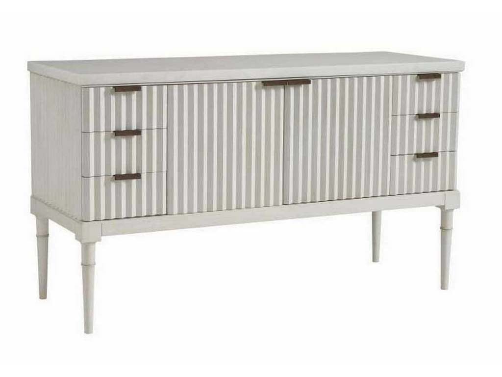 Hickory Chair HC7247-70S Petite Plaited Buffet With Stone Top