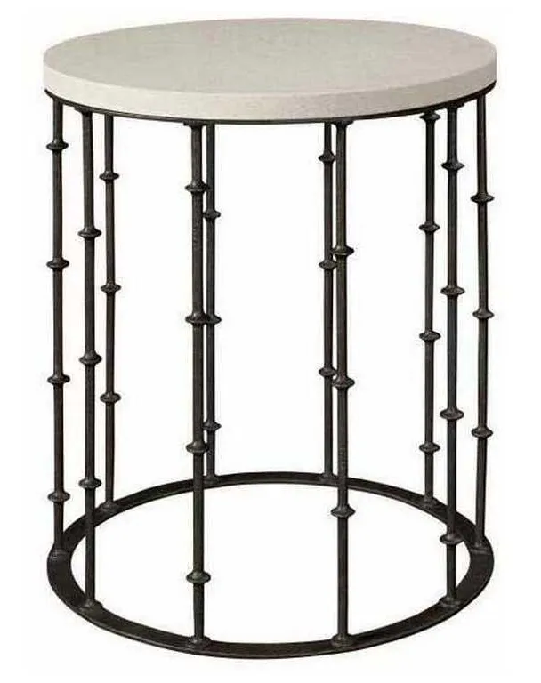 Hickory Chair HC783-80S Astor Side With Stone Top Hickory Chair HC783-80S Astor Side With Stone Top