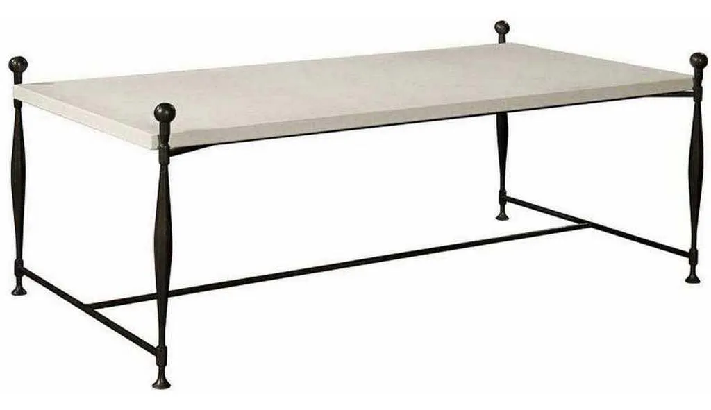 Hickory Chair HC787-80S Ionia Cocktail Table With Stone Top Hickory Chair HC787-80S Ionia Cocktail Table With Stone Top