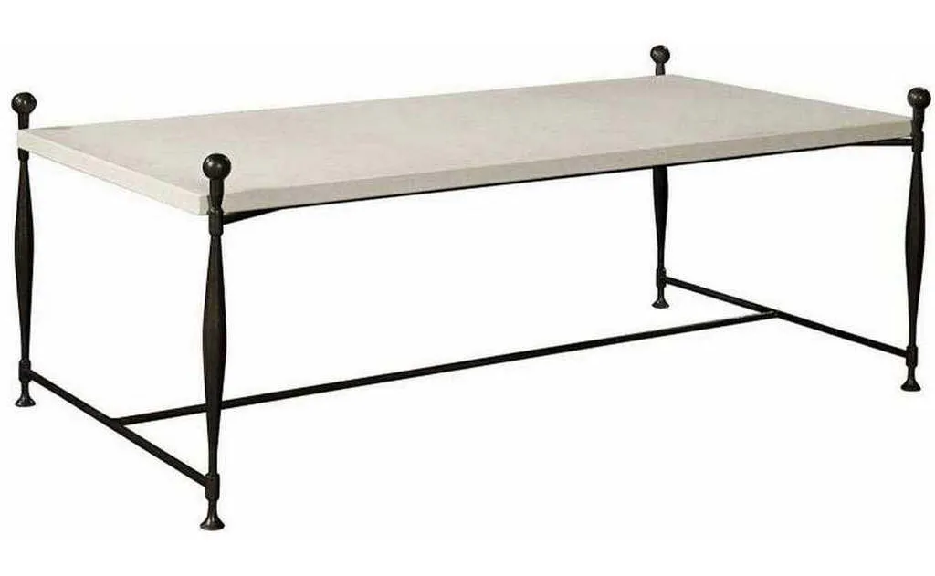 Hickory Chair HC787-80S Ionia Cocktail Table With Stone Top Hickory Chair HC787-80S Ionia Cocktail Table With Stone Top