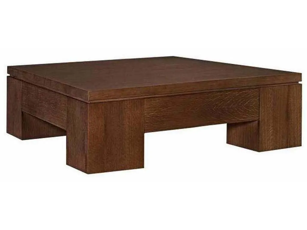 Hickory Chair HC975454-70W Mikos Cocktail Table With Wood Top