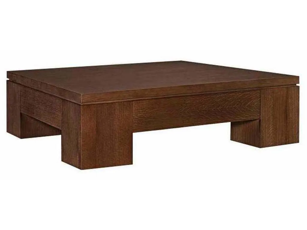 Hickory Chair HC976048-70W Mikos Cocktail Table With Wood Top