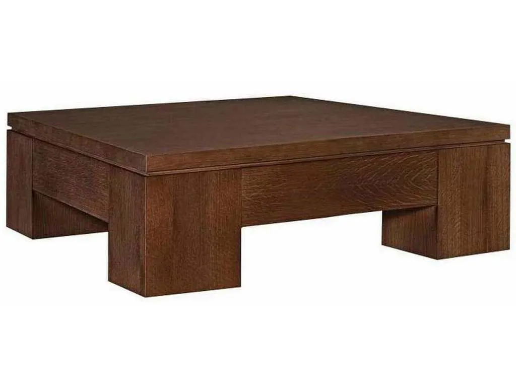 Hickory Chair HC976060-70W Mikos Cocktail Table With Wood Top