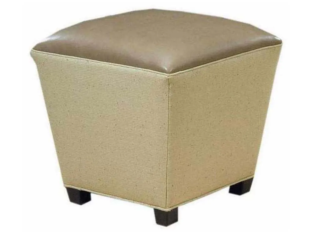 Hickory Chair PE152-00 Harris Hassock Ottoman