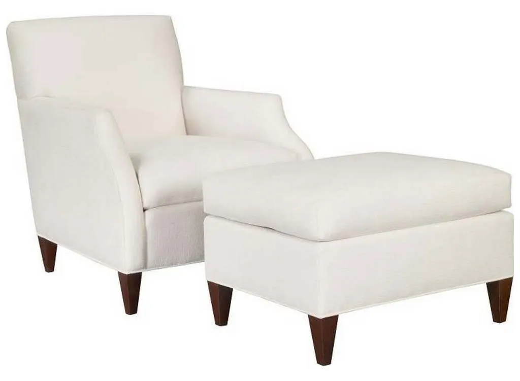 Hickory Chair HC1001-29 Lorens Ottoman Hickory Chair HC1001-29 Lorens Ottoman