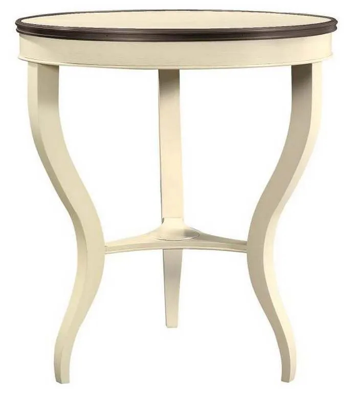 Hickory Chair HC1583-21W East Paces Side Table With Wood Top Hickory Chair HC1583-21W East Paces Side Table With Wood Top