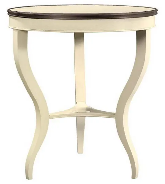 Hickory Chair HC1583-71W East Paces Side Table With Wood Top Hickory Chair HC1583-71W East Paces Side Table With Wood Top