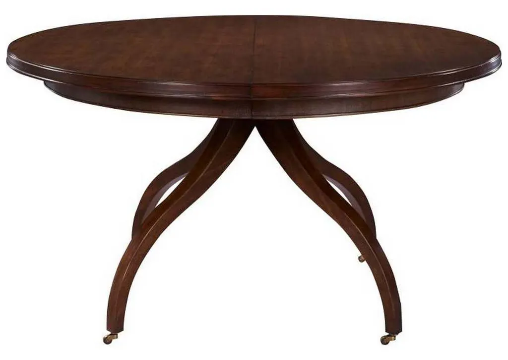 Hickory Chair HC182-71 Ingold 4 Leg Pedestal Base Mahogany Hickory Chair HC182-71 Ingold 4 Leg Pedestal Base Mahogany