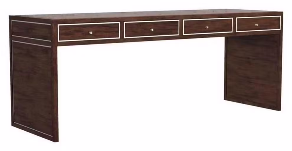 Hickory Chair HC5394-70 Harrison Four Drawer Writing Table Hickory Chair HC5394-70 Harrison Four Drawer Writing Table