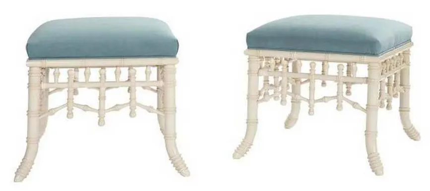 Hickory Chair HC6318-88 Faux Bamboo Bench Hickory Chair HC6318-88 Faux Bamboo Bench