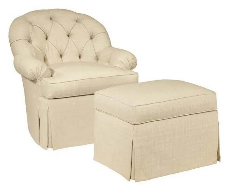 Hickory Chair HC7630-29 Holly Ottoman Hickory Chair HC7630-29 Holly Ottoman