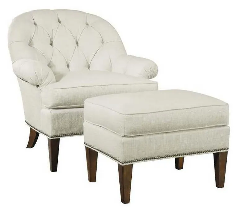 Hickory Chair HC7631-29 Holly Exposed Leg Ottoman Hickory Chair HC7631-29 Holly Exposed Leg Ottoman