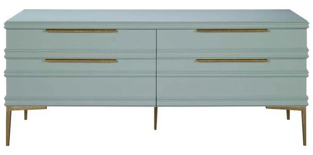 Hickory Chair HC768-70 Hamlin Console With Antique Bronze Base Hickory Chair HC768-70 Hamlin Console With Antique Bronze Base
