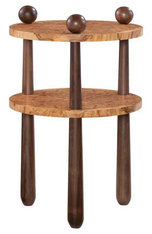 Hickory Chair HC8687-70 Side Table Walnut Hickory Chair HC8687-70 Side Table Walnut