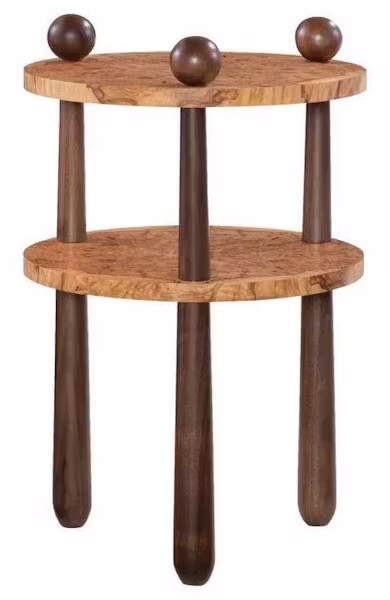 Hickory Chair HC8687-70 Side Table Walnut Hickory Chair HC8687-70 Side Table Walnut