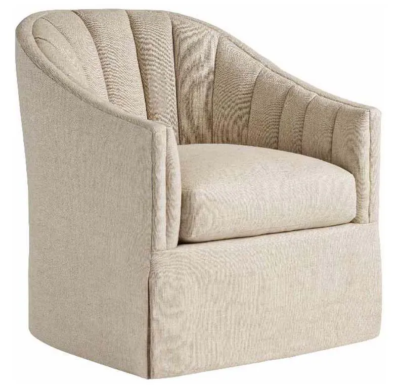 Hickory Chair HC7230-27S Ferris Skirted Swivel Chair Hickory Chair HC7230-27S Ferris Skirted Swivel Chair