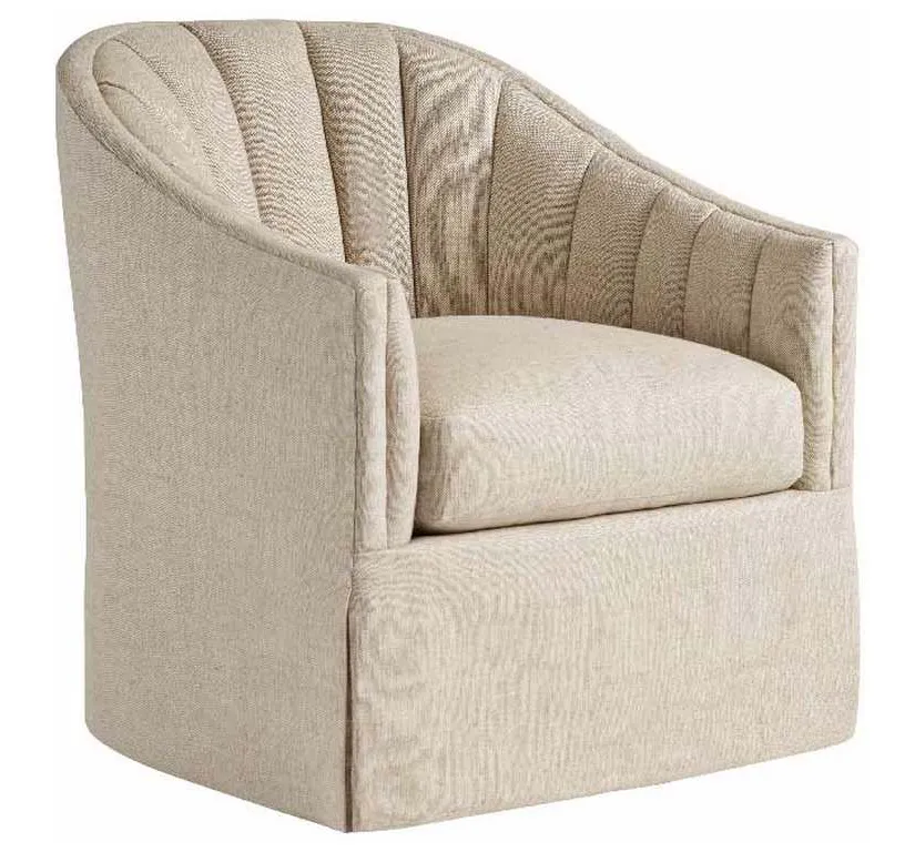 Hickory Chair HC7230-27S Ferris Skirted Swivel Chair Hickory Chair HC7230-27S Ferris Skirted Swivel Chair