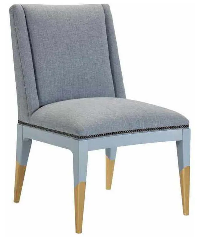 Hickory Chair HC8506-12 Tate Side Chair with Painted Sabots Hickory Chair HC8506-12 Tate Side Chair with Painted Sabots