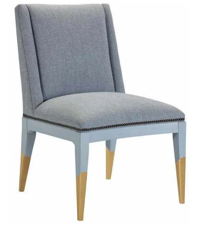 Hickory Chair HC8506-12 Tate Side Chair with Painted Sabots Hickory Chair HC8506-12 Tate Side Chair with Painted Sabots