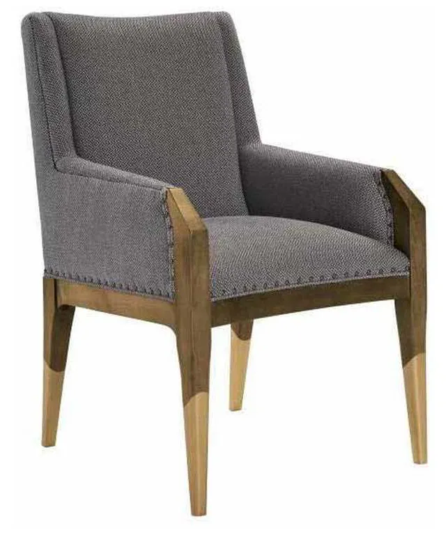 Hickory Chair HC8506-11 Tate Arm Chair with Gilded Legs Hickory Chair HC8506-11 Tate Arm Chair with Gilded Legs