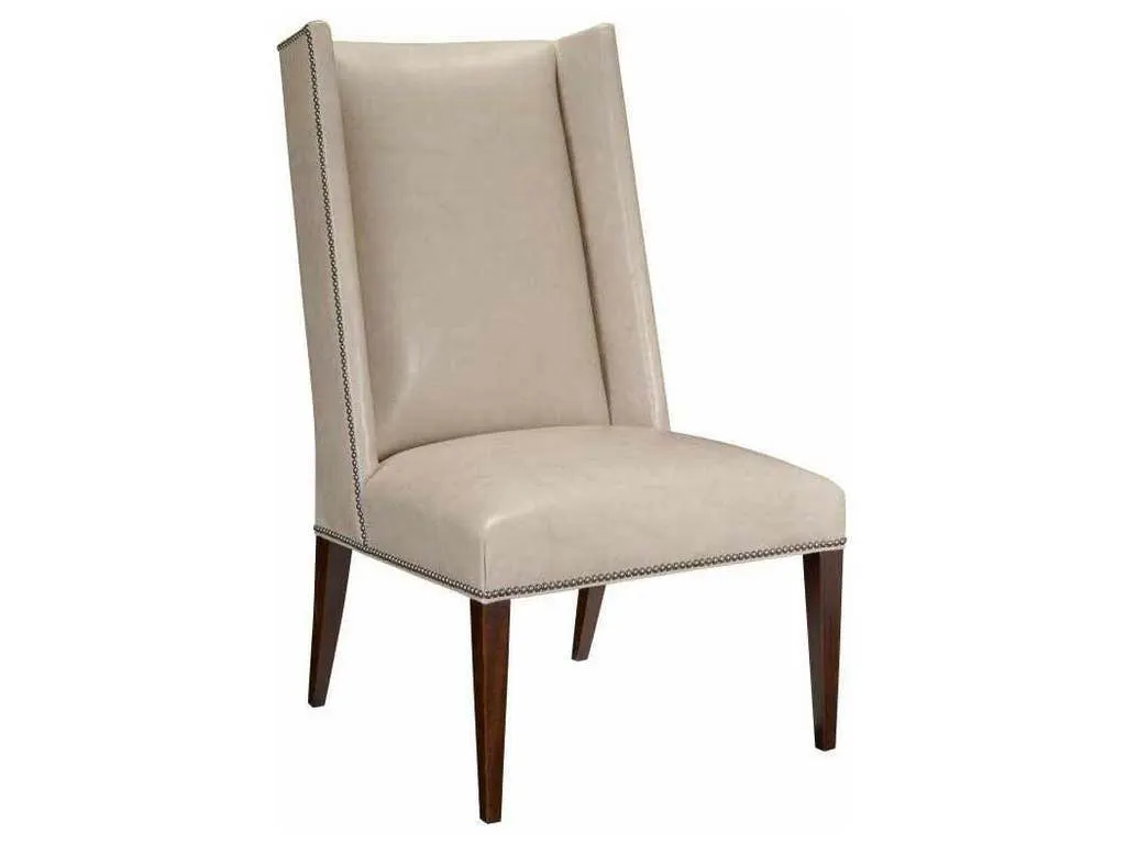 Hickory Chair HC150-04 Martin Host Chair with Tight Seat with out Arms Ash