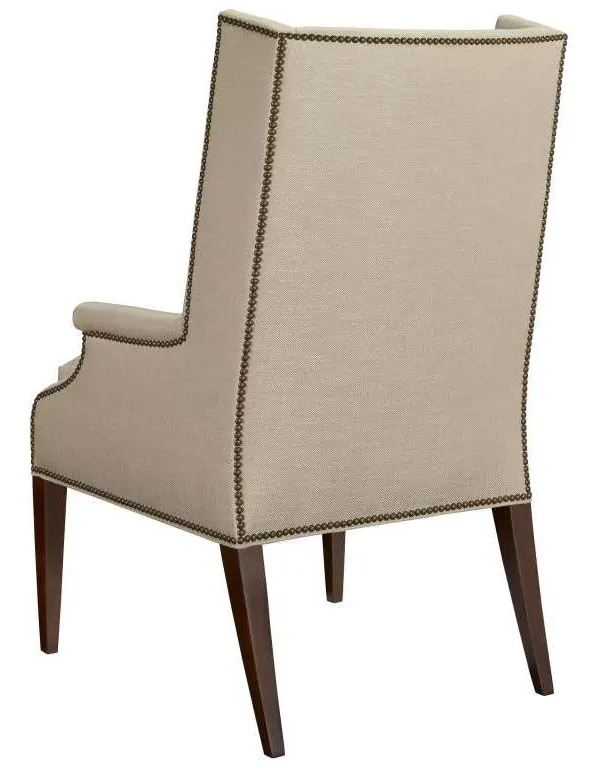 Hickory Chair HC150-11 Martin Host Chair with Loose Cushion and Arms-Mah Hickory Chair HC150-11 Martin Host Chair with Loose Cushion and Arms-Mah