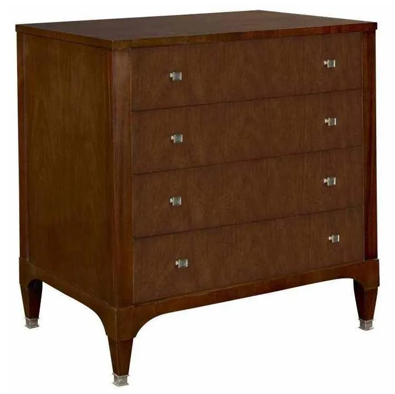 Hickory Chair HC166-21 Artisan Small Four Drawer Chest Mahogany Hickory Chair HC166-21 Artisan Small Four Drawer Chest Mahogany