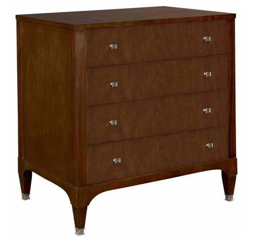 Hickory Chair HC166-21 Artisan Small Four Drawer Chest Mahogany Hickory Chair HC166-21 Artisan Small Four Drawer Chest Mahogany