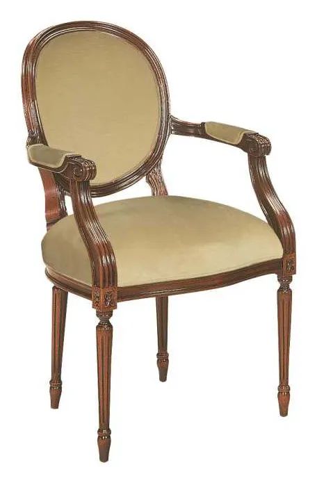 Hickory Chair HC3105-11 Louis XVI Arm Chair Hickory Chair HC3105-11 Louis XVI Arm Chair