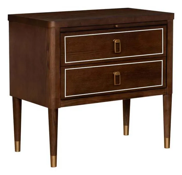 Hickory Chair HC3469-70 Sydney Side Table Nightstand Hickory Chair HC3469-70 Sydney Side Table Nightstand