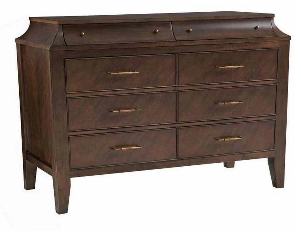 Hickory Chair HC7272-71 Scalloped Anegre Chest Hickory Chair HC7272-71 Scalloped Anegre Chest