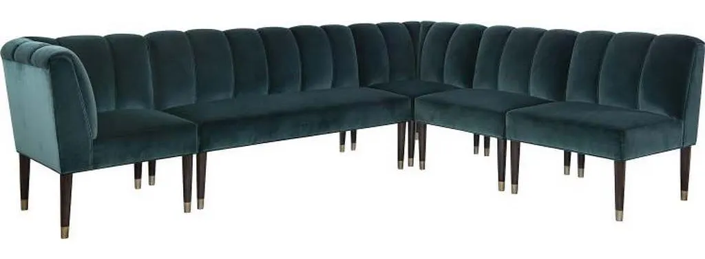 Hickory Chair HC8532-49 Inga Banquette Corner Chair Hickory Chair HC8532-49 Inga Banquette Corner Chair
