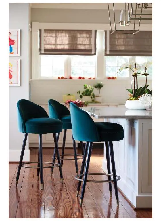 Hickory Chair HC8536-04 Helga Swivel Bar Stool Hickory Chair HC8536-04 Helga Swivel Bar Stool