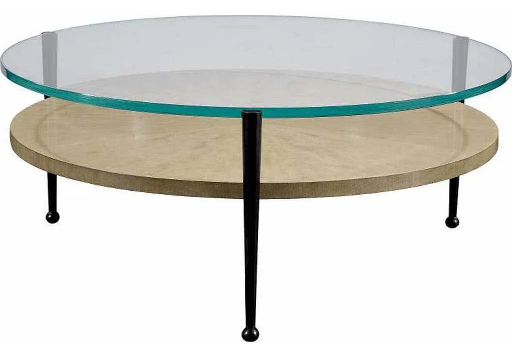 Hickory Chair HC8684-10 Auden Round Cocktail Table Hickory Chair HC8684-10 Auden Round Cocktail Table