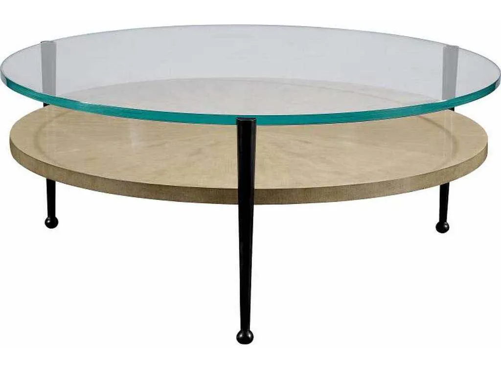 Hickory Chair HC8684-10 Auden Round Cocktail Table Hickory Chair HC8684-10 Auden Round Cocktail Table