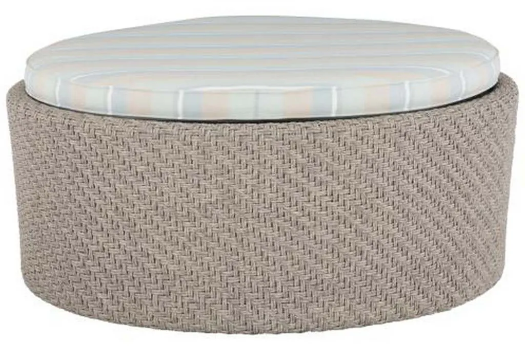 Hickory Chair HCD8778-30 Yara Cocktail Ottoman With Cushion Top Hickory Chair HCD8778-30 Yara Cocktail Ottoman With Cushion Top
