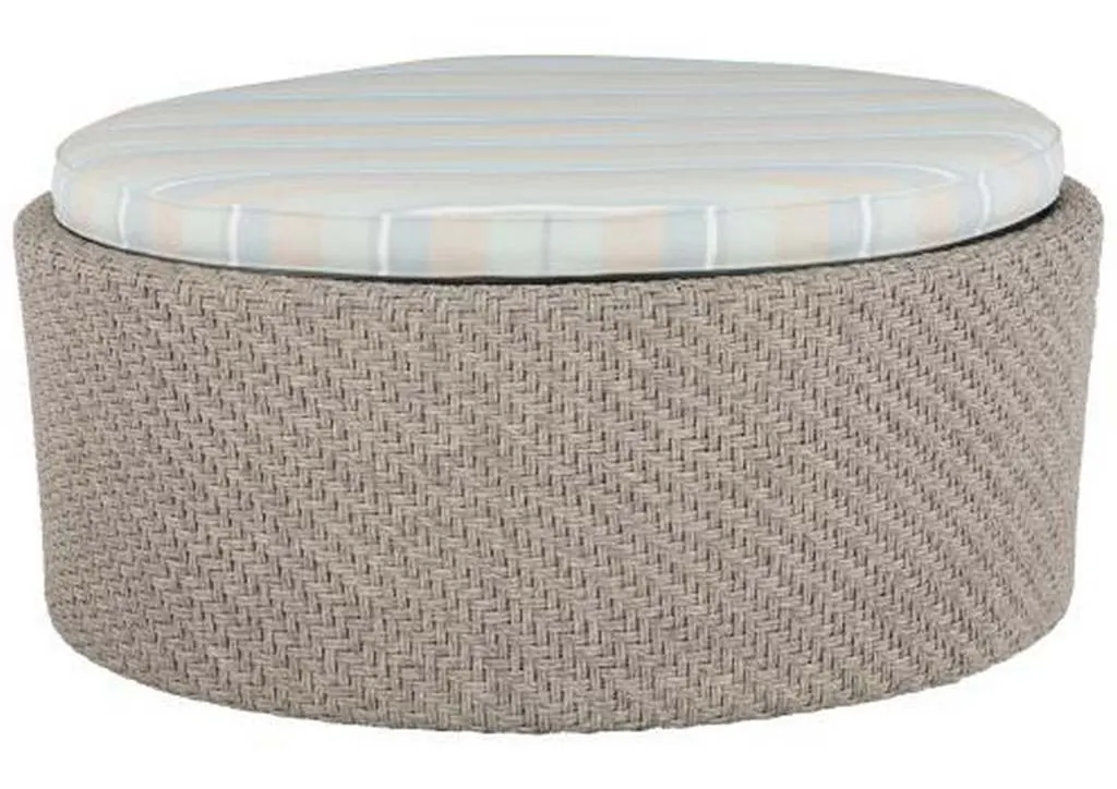 Hickory Chair HCD8778-30 Yara Cocktail Ottoman With Cushion Top Hickory Chair HCD8778-30 Yara Cocktail Ottoman With Cushion Top