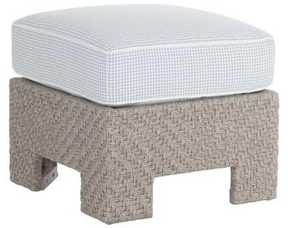 Hickory Chair HCD8800-30 Yara Woven Square Stool Hickory Chair HCD8800-30 Yara Woven Square Stool