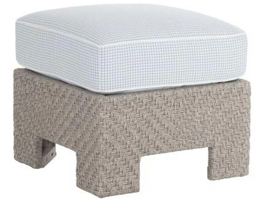 Hickory Chair HCD8800-30 Yara Woven Square Stool Hickory Chair HCD8800-30 Yara Woven Square Stool