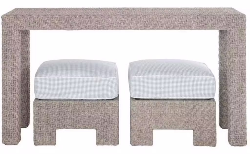 Hickory Chair HCD8891-STK Yara Woven Console Hickory Chair HCD8891-STK Yara Woven Console
