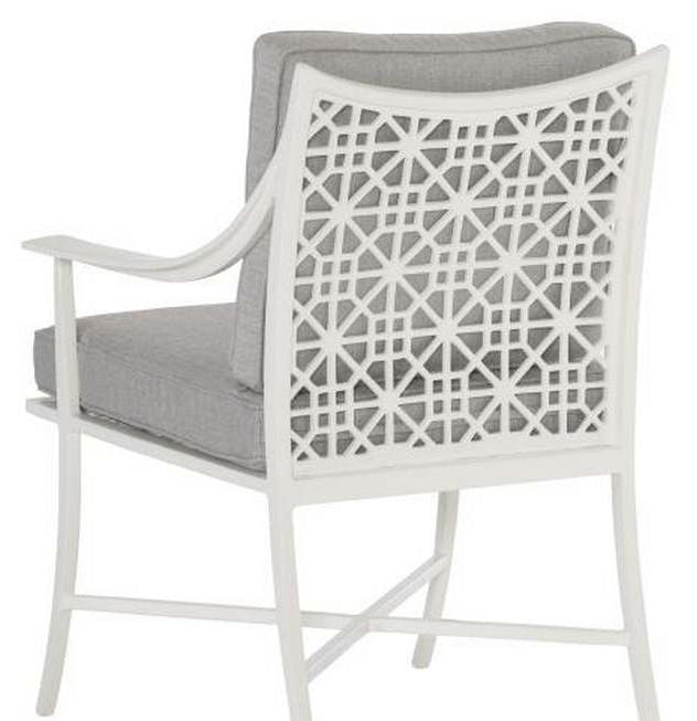 Hickory Chair HCD8900-01-W Haret Dining Chair Cloud White Hickory Chair HCD8900-01-W Haret Dining Chair Cloud White